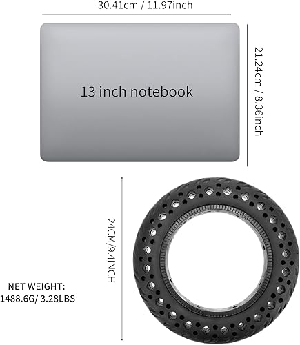Miniatura 2 de Neumático de nido eléctrico mejorado de 10 pulgadas, neumático de goma para scooter eléctrico sólido no neumático con neumáticos de repuesto