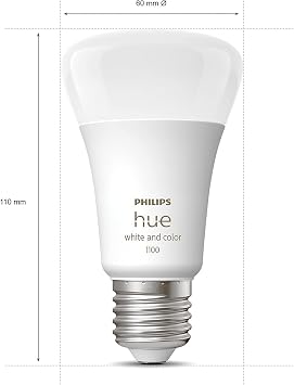 Philips Hue Akıllı Aydınlatma Led Ampul Başlangıç Kiti, 2'li E27 Ampul , Köprü ve Dimmer Set, Beyaz ve Renkli