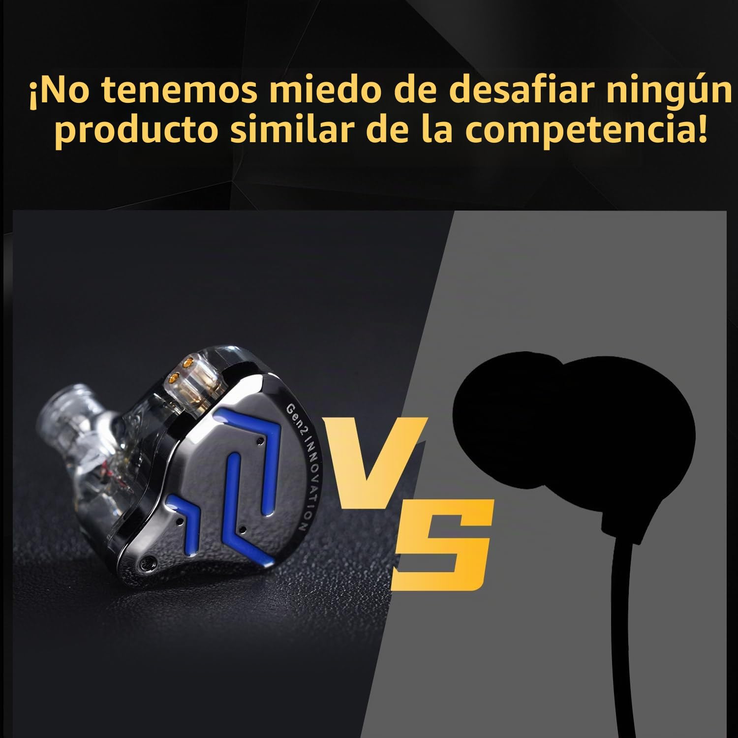 Yinyoo KZ ZSN Pro 2 monitores intraurales, Auriculares con Cable KZ con Controladores híbridos 1ba 1dd, Auriculares intrauditivos de Alta fidelidad para músicos con Cable sin enredos para Juegos