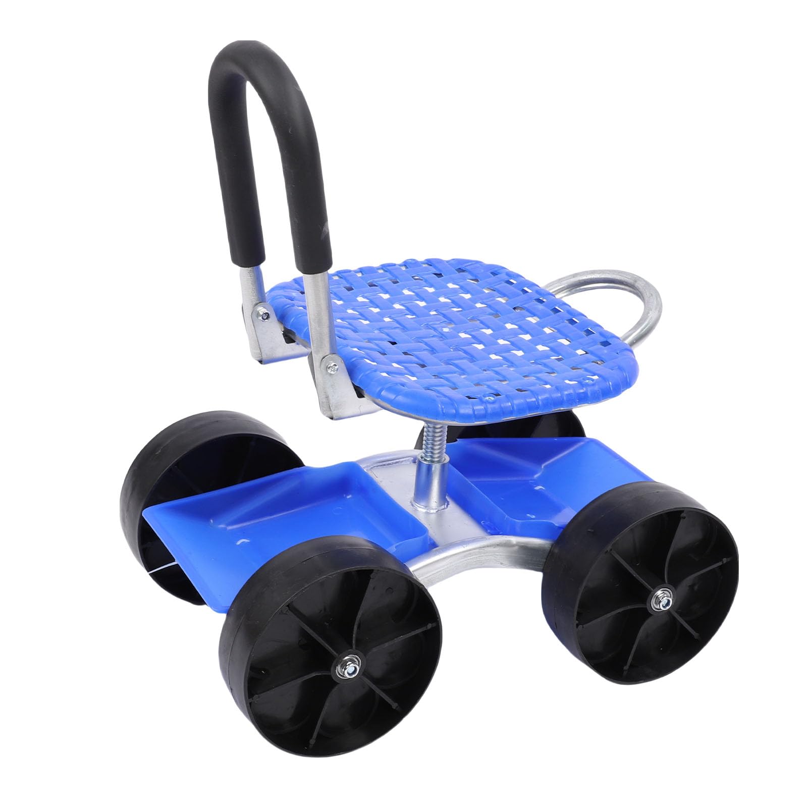 Brrnoo Carro de Jardín Carretilla Giratoria 360 Grados con Ruedas para