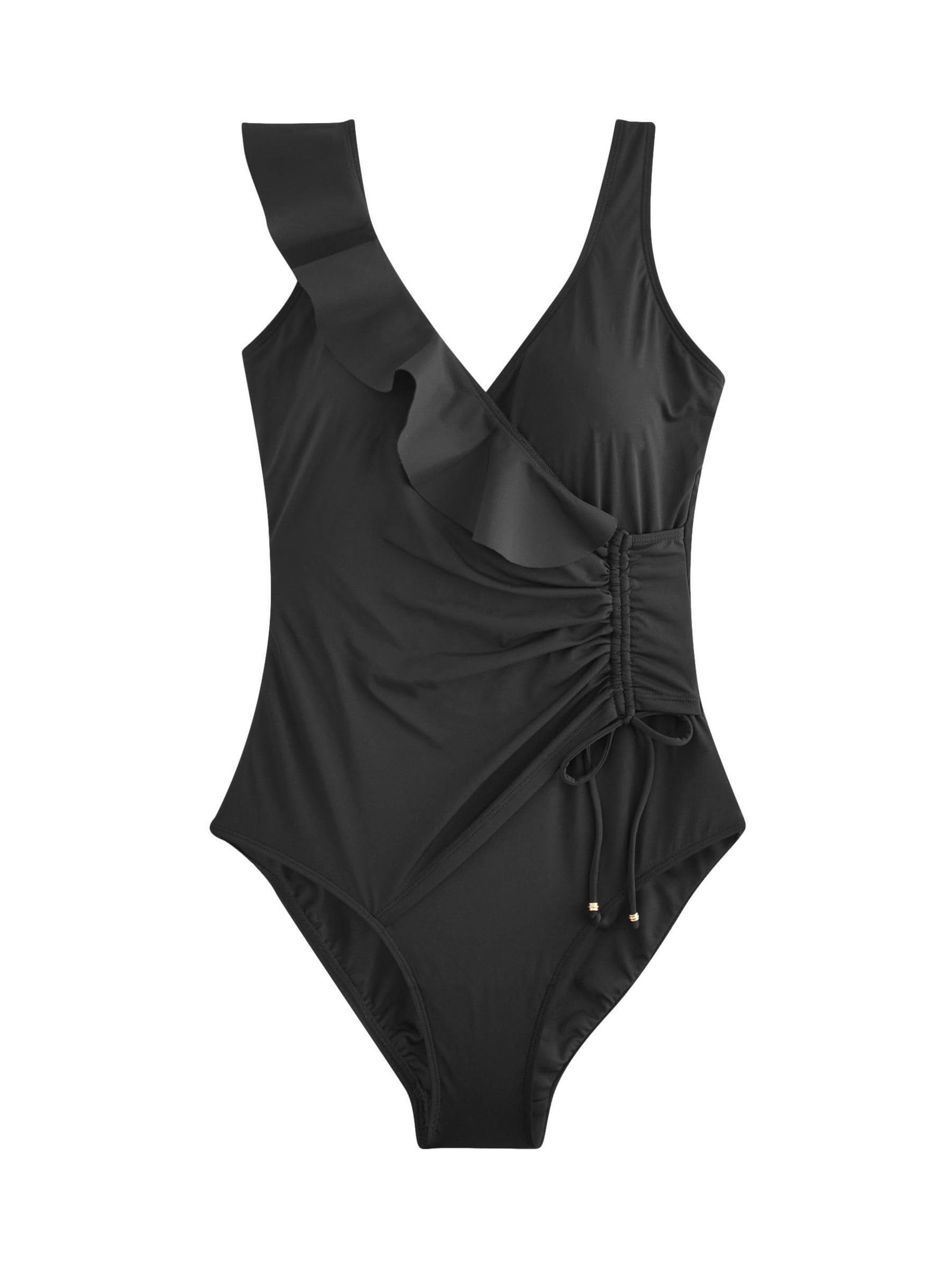 NEXT Donne Costume Intero Modellante con Ruches Incrociate | Adulto