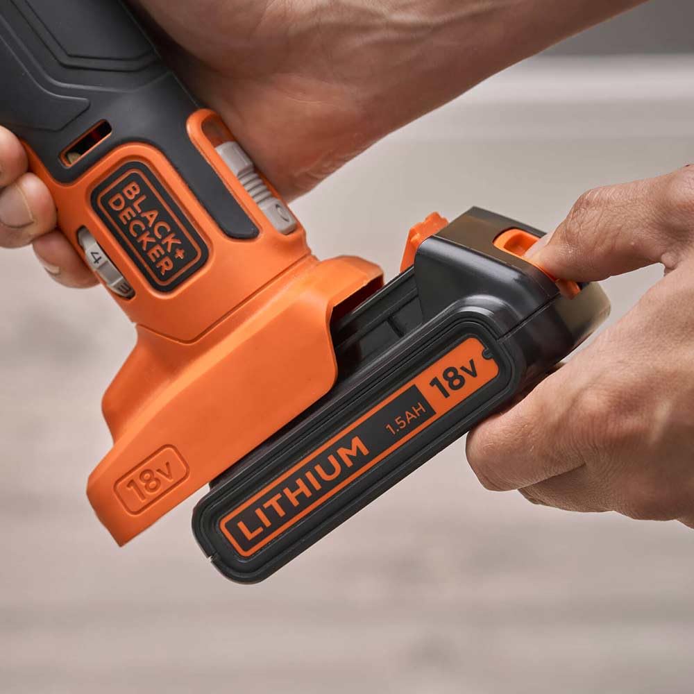 BLACK & DECKER Multi-Herramienta Oscilante 18V, velocidad variable 8.000-18.000 opm per chi cerca qualità e praticità, per uso pratico e risultati affidabili