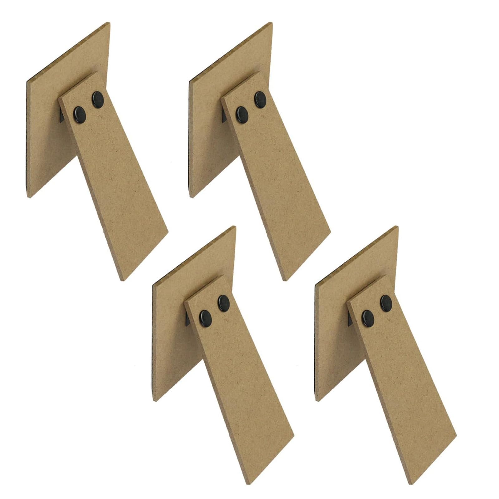 Amazon.com: HUANGTNG 4pcs Photo Frame Easel Adhesive Wooden Frame