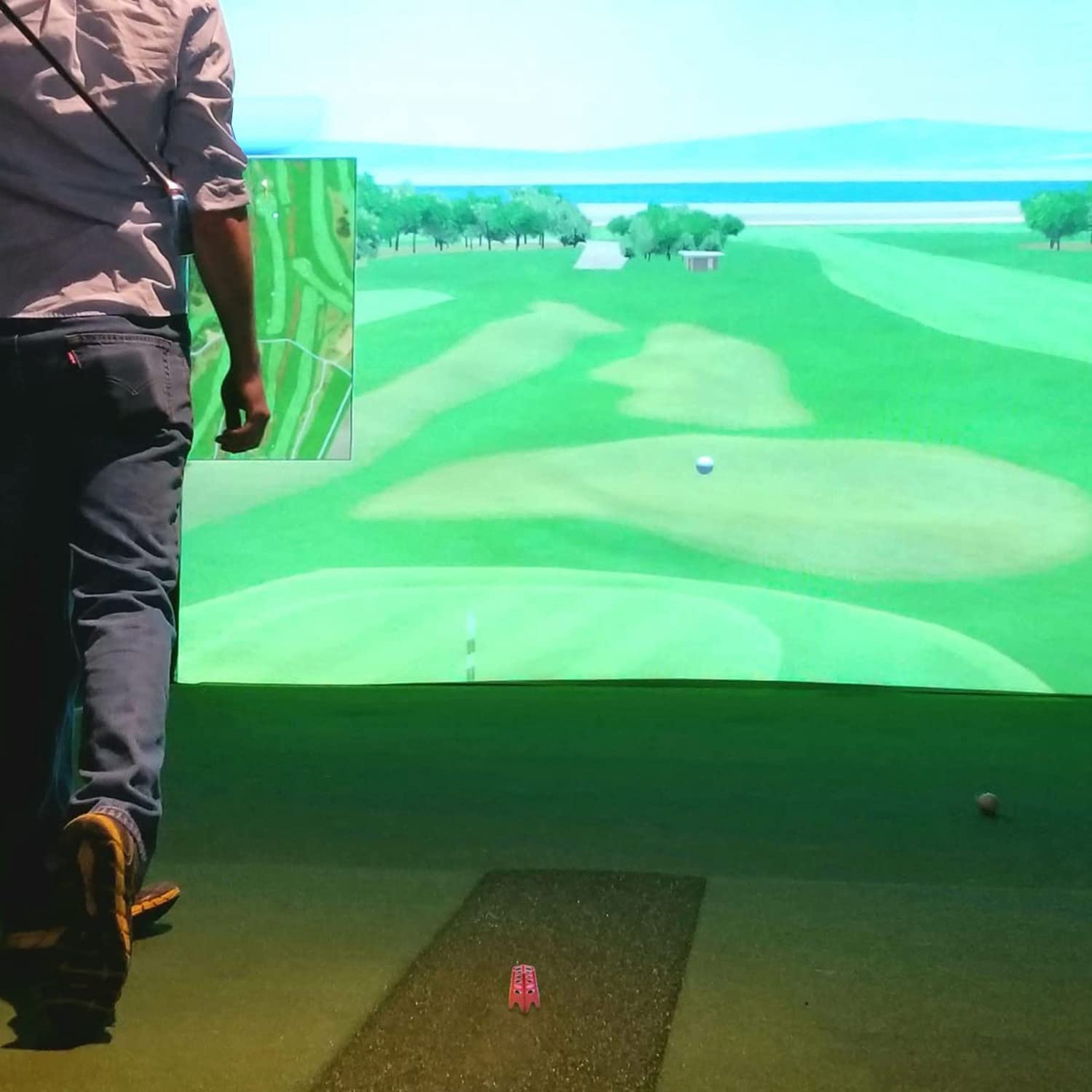 Golf symulator trójniki, 19 sztuk golf golf trójniki dla cesped i praktykującego kryty tee golf szkolenia trójniki