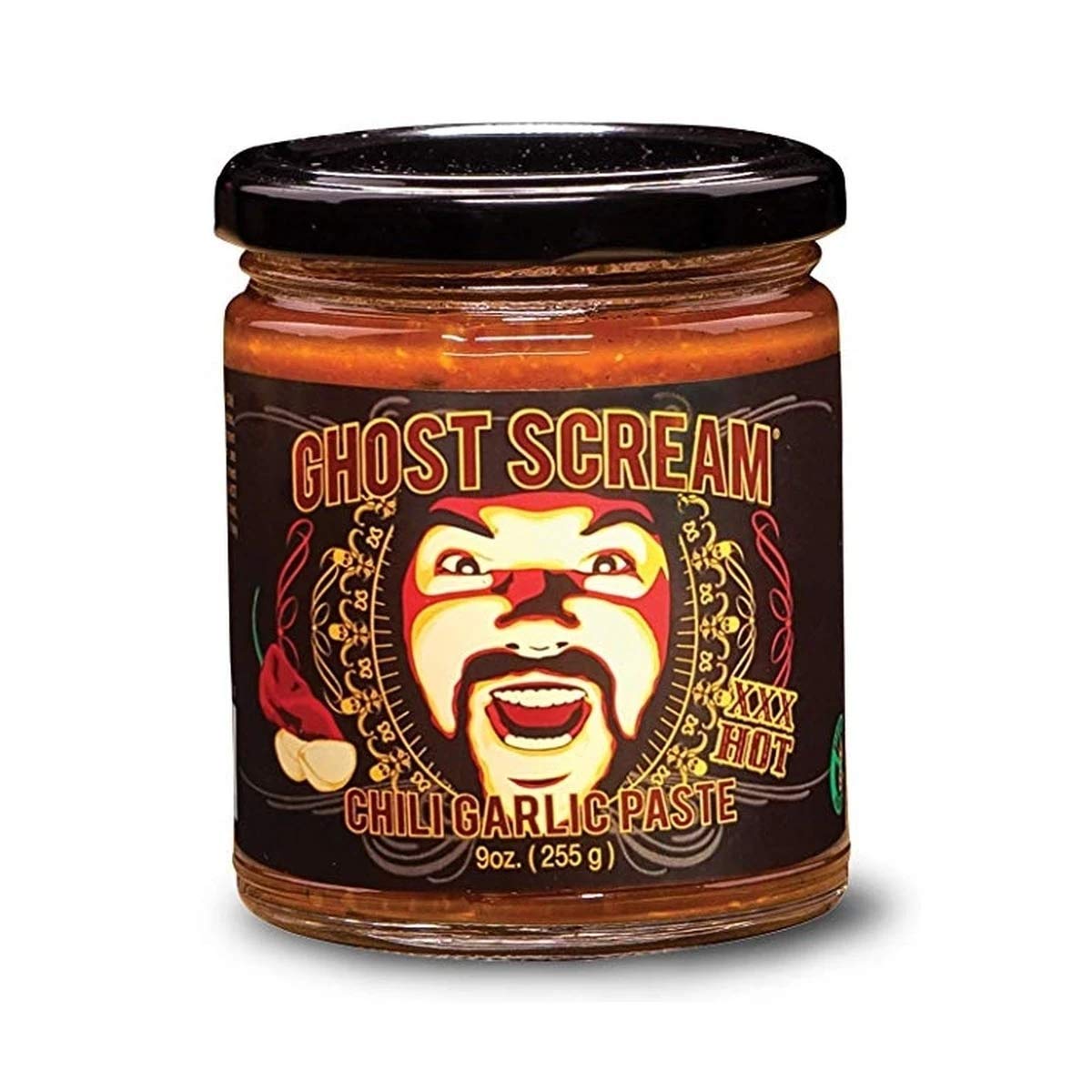 “Chili Garlic Paste” (Asian Style Sambal) - Award Winning Recipe (from a World-Renowned Chef) with Fresh Ghost Chili Peppers, Fiery Red Jalapenos & Fresh Garlic. (9 Oz.)