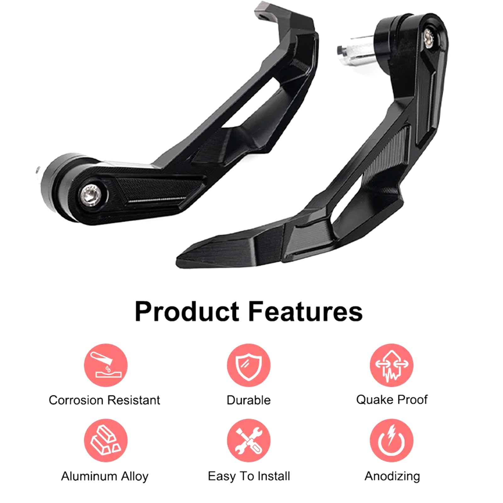 Paramani per moto per Suzuki GSX-R 750 GSXR 600 1000 GSXR750 GSXR600 GSXR1000 GSX-R750 K1 K2 K3 K4 K5 K6 K7 K8 K9 Accessori per Leve Freno Frizione Paramani Protezioni (Grigio)