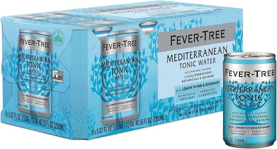 Fever Tree Mediterranean Tonic Water 15 x 150ml Cans