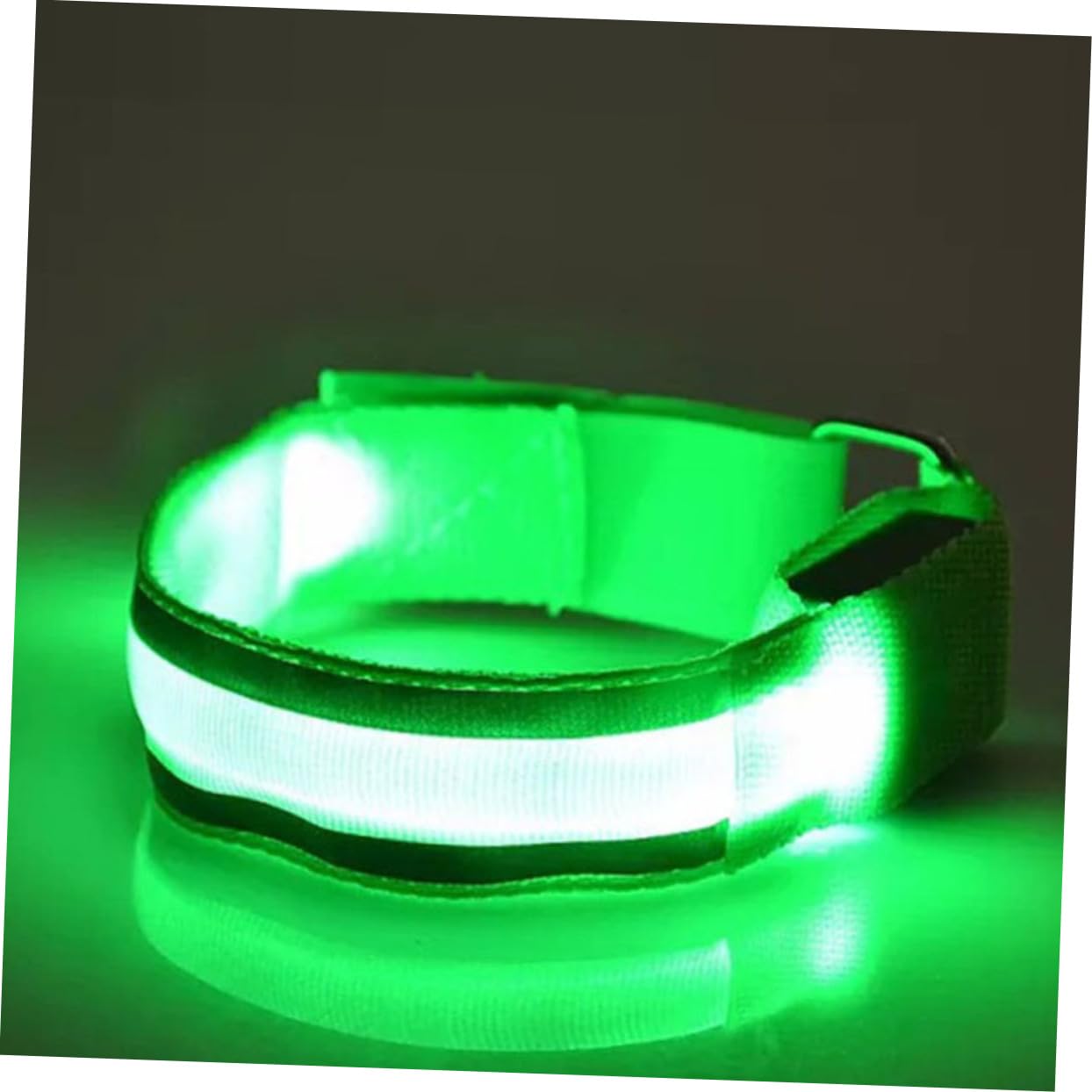 TOYANDONA Bracelet LED Réfléchissant Accessoire De Course Ajustable pour Jogging Cyclisme Extérieur Couleurs Aléatoires Couleur Aléatoire