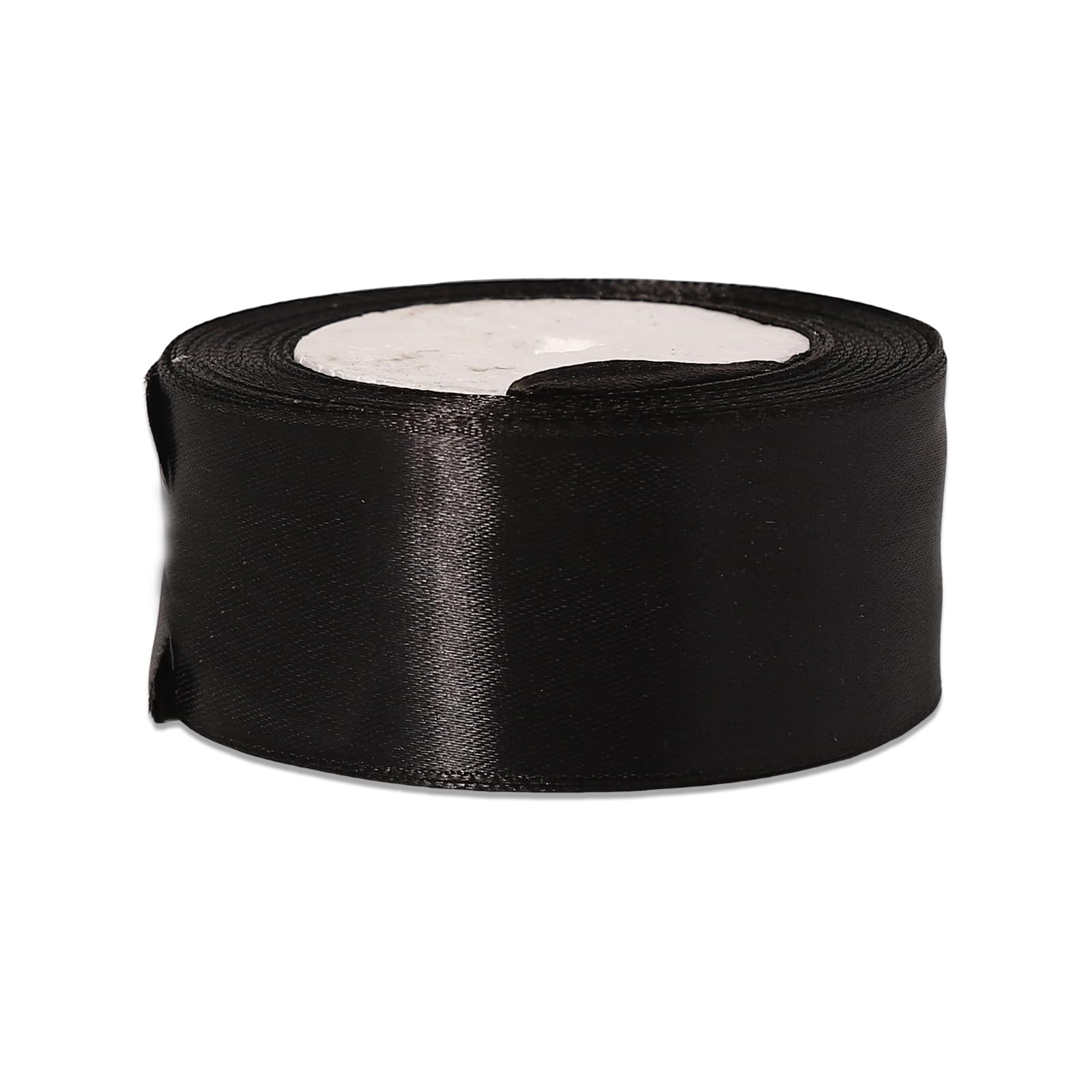 Dishaur 40mm Black Satin Ribbon for Gift Wrapping 22M Fabric Ribbon for Crafting Sewing, Christmas, Hair Bows and Cake Decoration - Image 2