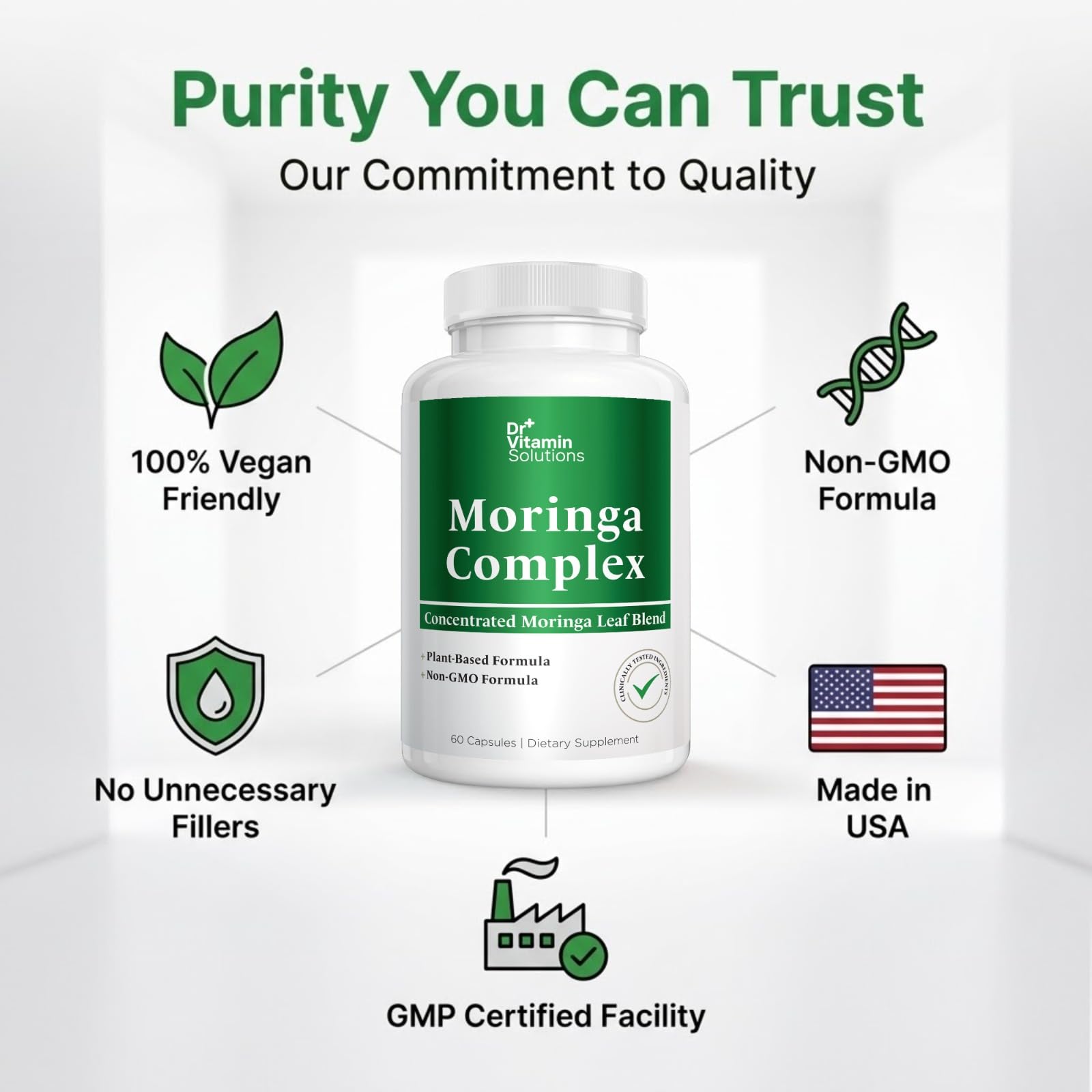 Moringa Oleifera 3-in-1 Leaf Extract for Energy and Immune Support — Amazon image 5