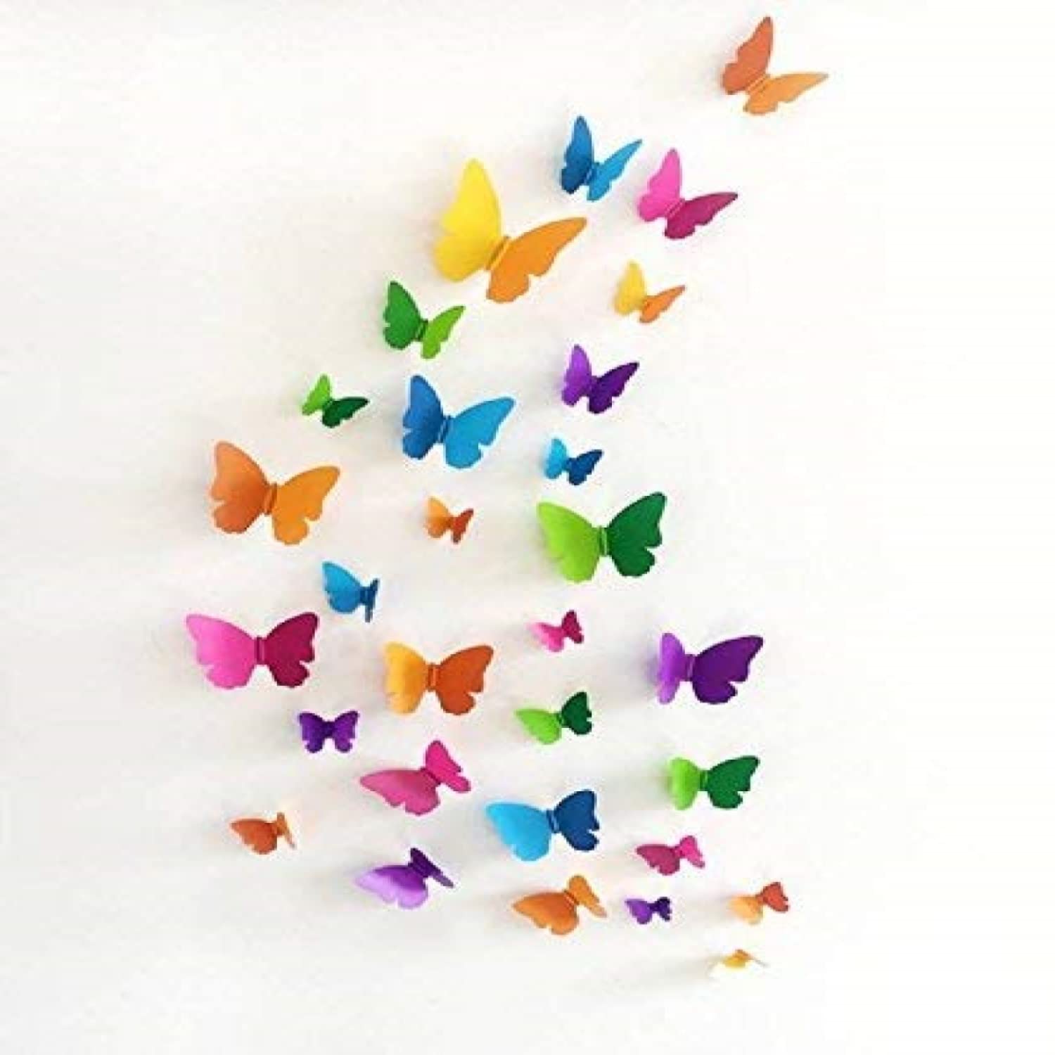 JAAMSO ROYALS Multicolor Butterfly Vinyl Self Adhesive Home Decor Wall Sticker (30 CM X 21 CM) (B07G93FH1K) Amazon Price History, Amazon Price Tracker