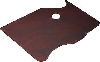 PATIKIL 16"x12" Wooden Paint Palette, Rectangular Wooden, Brown