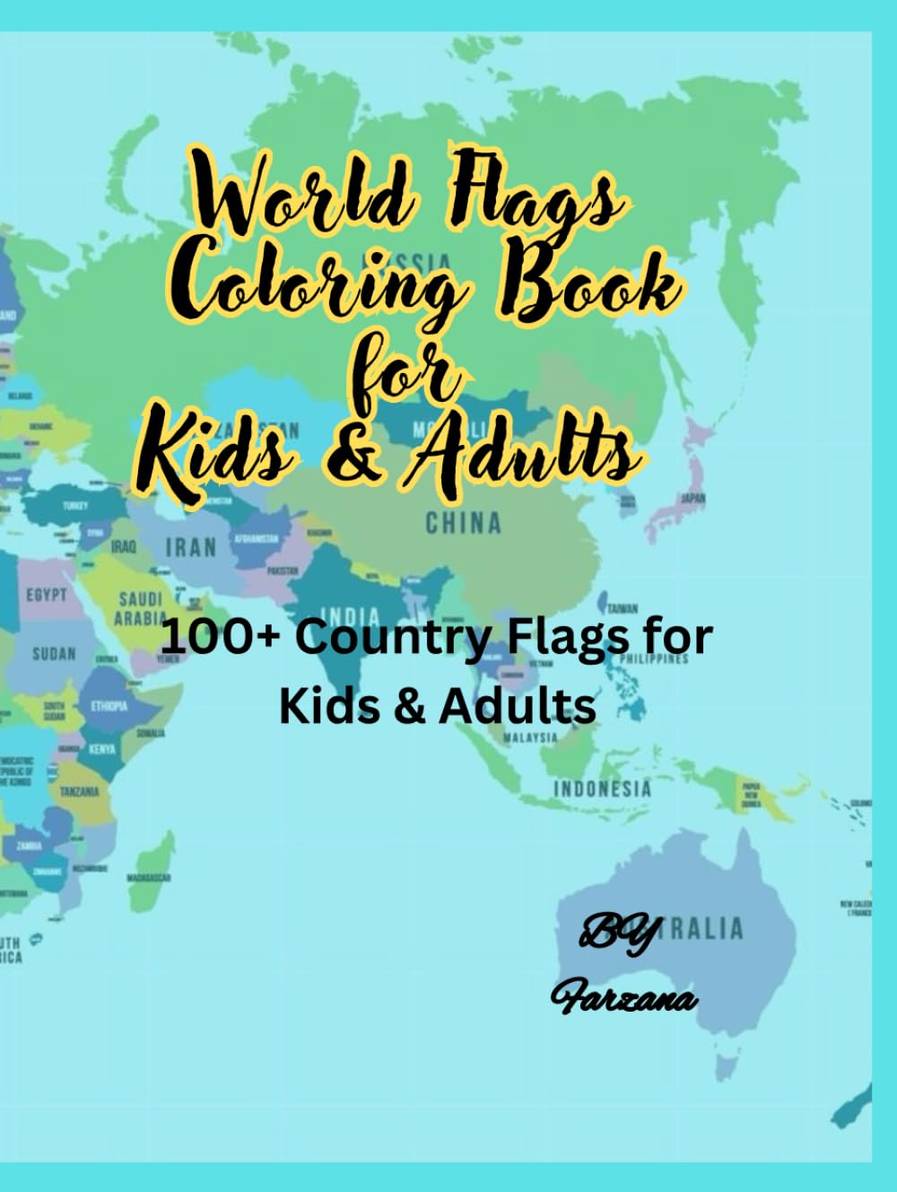 Drapeaux du monde à colorier en famille pour apprendre la géographie en s'amusant