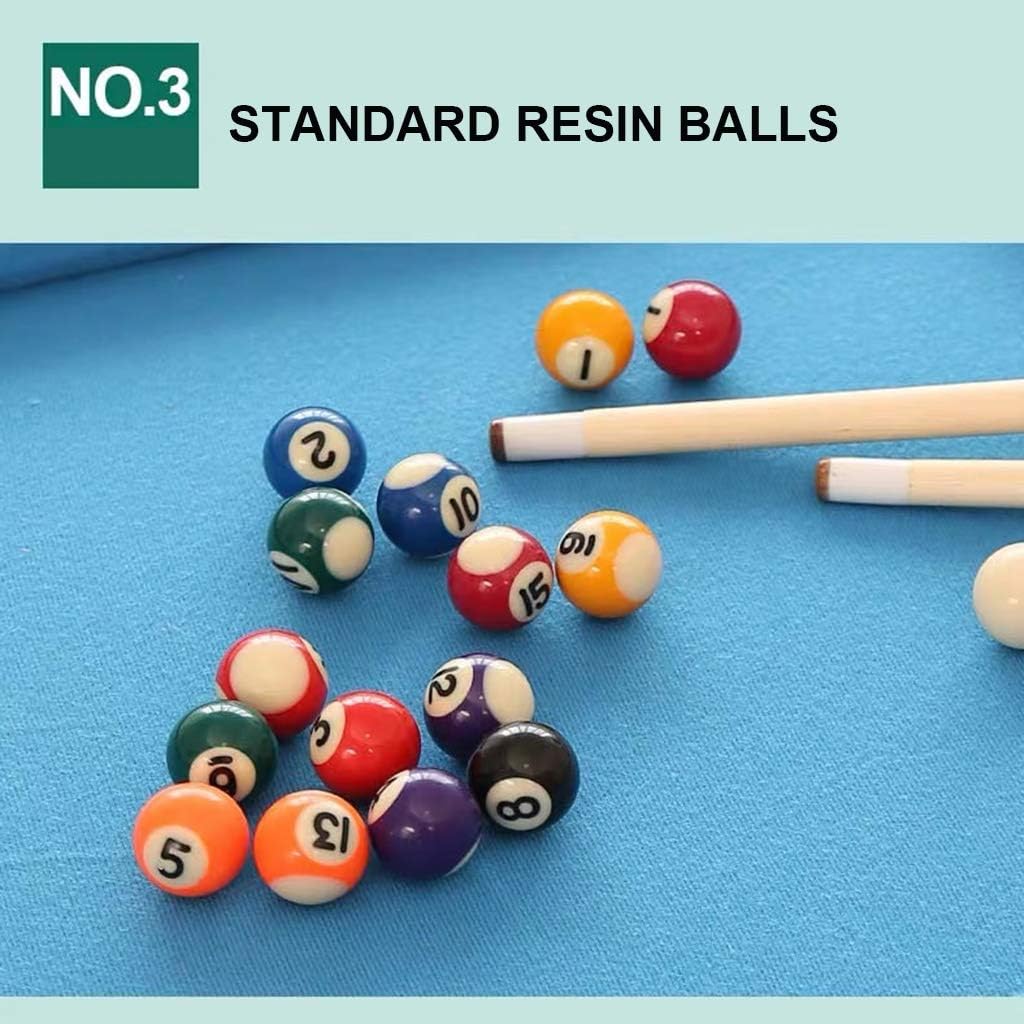 YGO Billiards Table Pool Table for Kids Tabletop Pool Table Set 30" (Size : 51cm/20) : Everything Else