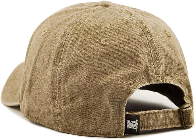 Image of The Hat Depot 100% Cotton Pigment Dyed Low Profile Dad Hat Six Panel Cap