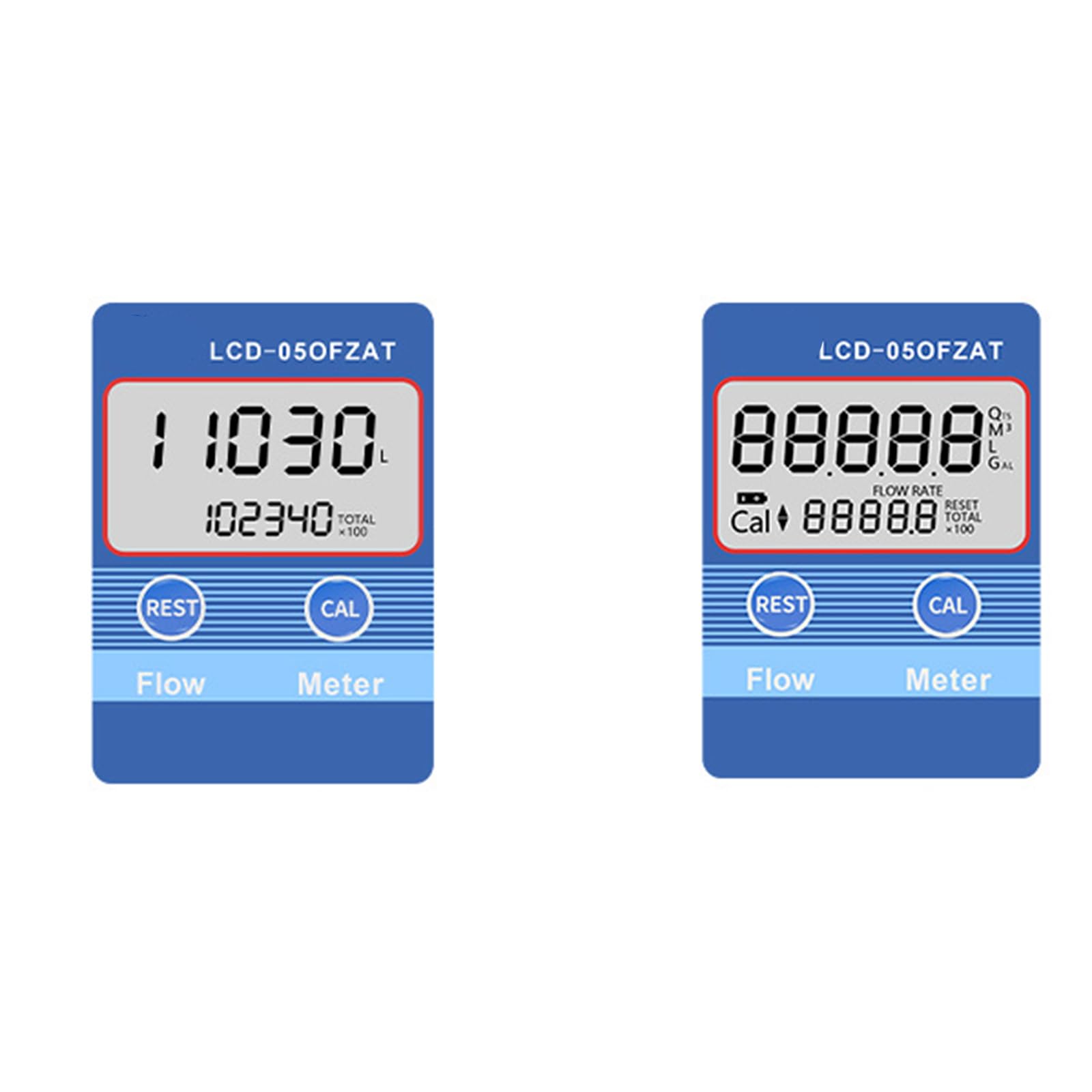 Compteur de débitmètre 30-1 200 l/h, capteurs à Effet DN10, Instrument de Mesure de débitmètre Eau-Huile