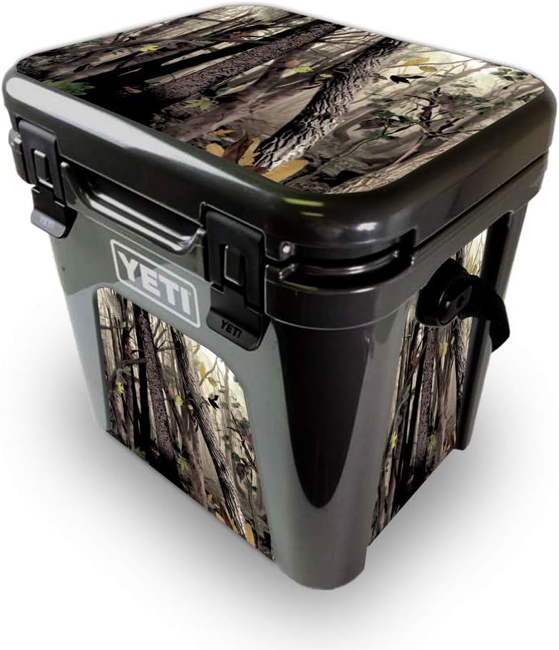 MightySkins Skin Compatible with Yeti Roadie 24 Hard Cooler - Tree Camo | Protective Viny wrap | Easy to Apply and Change Style | Made in The USA