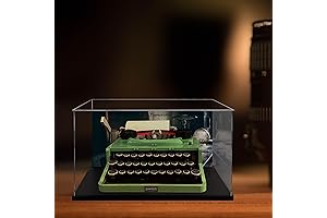 Acrylic Display Case for Lego Typewriter 21327 Building Kit