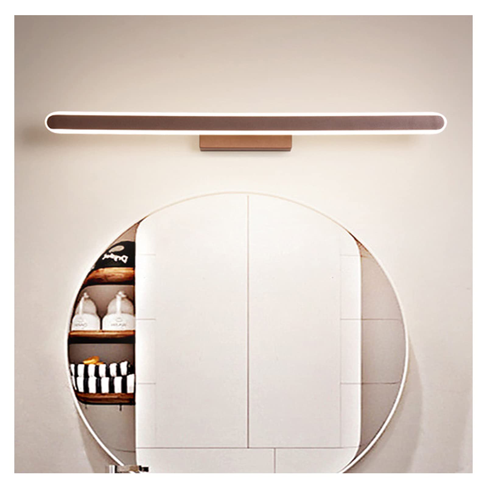 Réglette LED post-moderne en finition soignée pour coiffeuse et miroir de standing