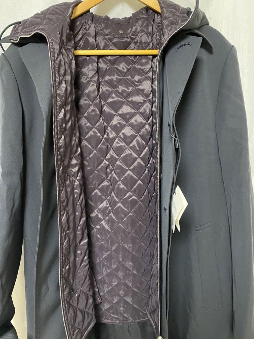 Amazon.co.jp: LIGHT WOOL MAX GABARDINE HOODEDLINERCOAT : ファッション