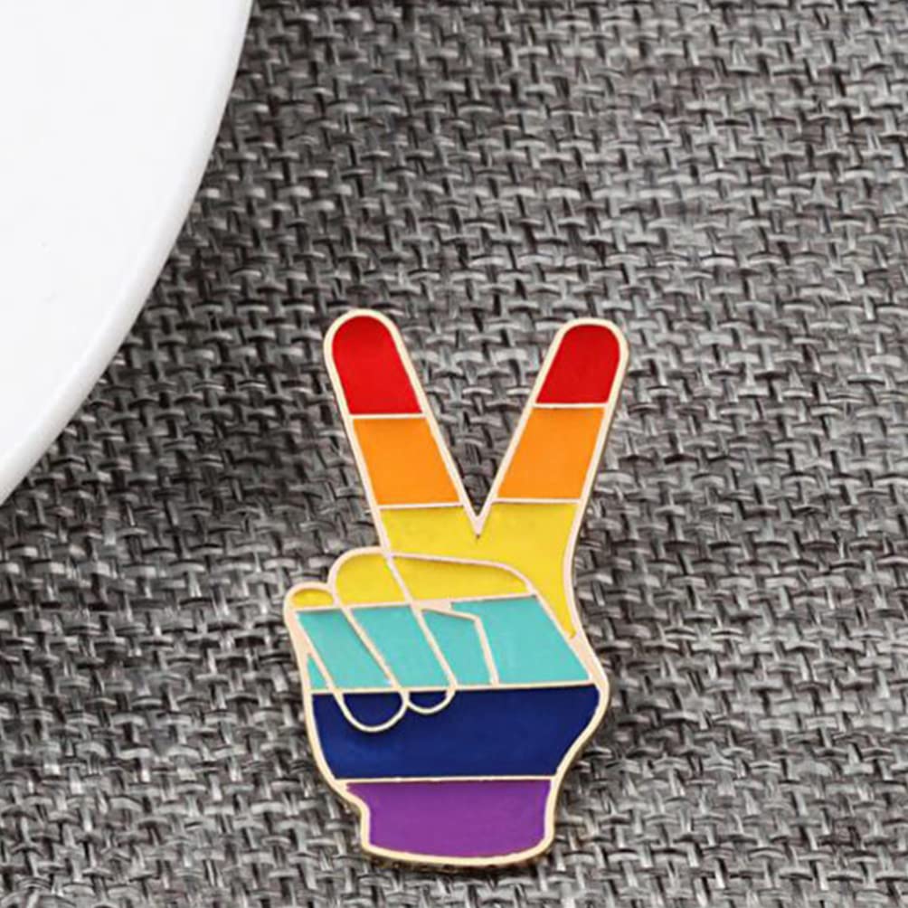 Essential Gay Pride Collection 5pcs Rainbow Broschen Öl Tropf Corsage Stifte