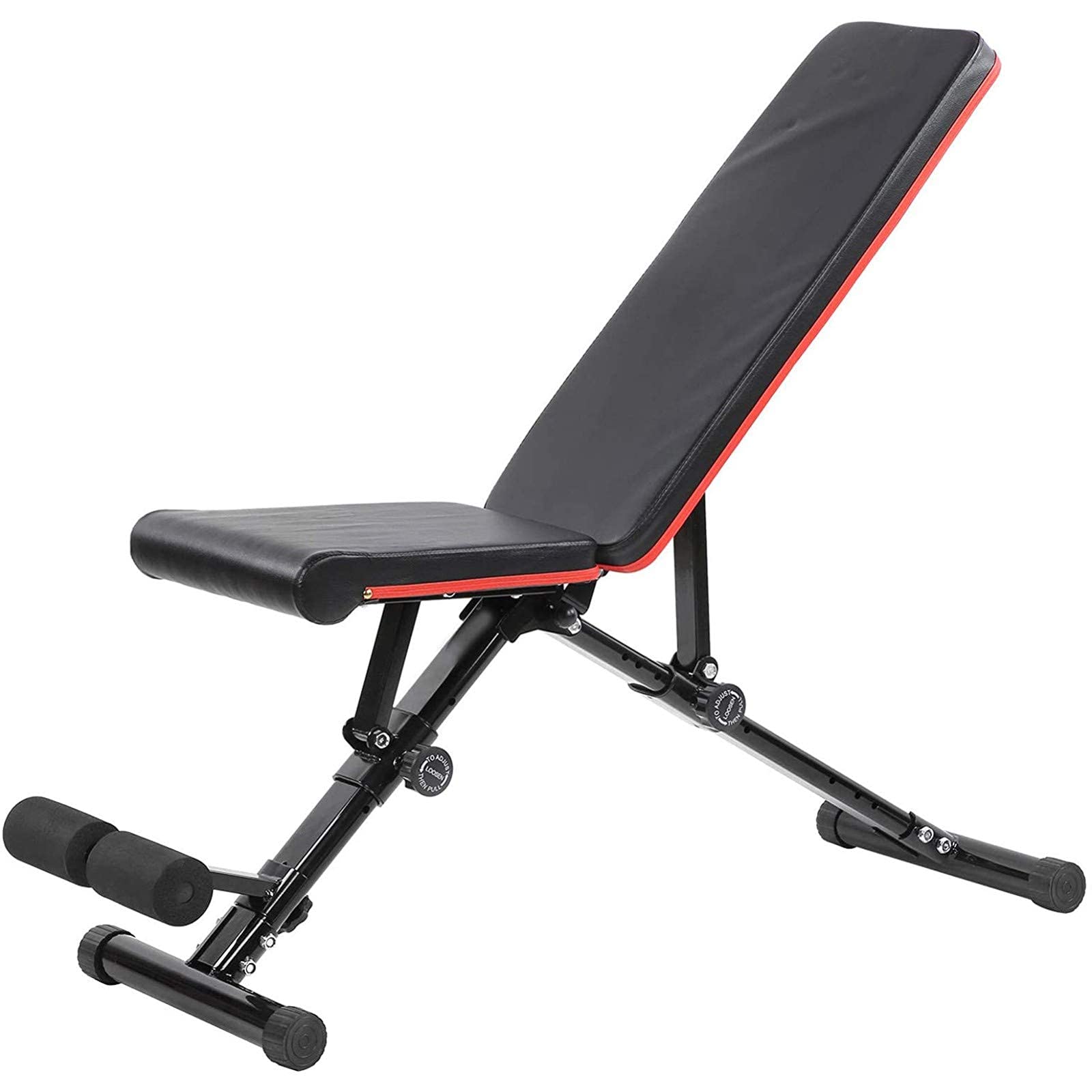 Panca Pesi Pieghevole,Sgabello Multifunzionale Con Manubri Pieghevole, Sgabello Con Manubri Regolabile, Per La Casa In Ufficio In Palestra, Carico Massimo 250Kg