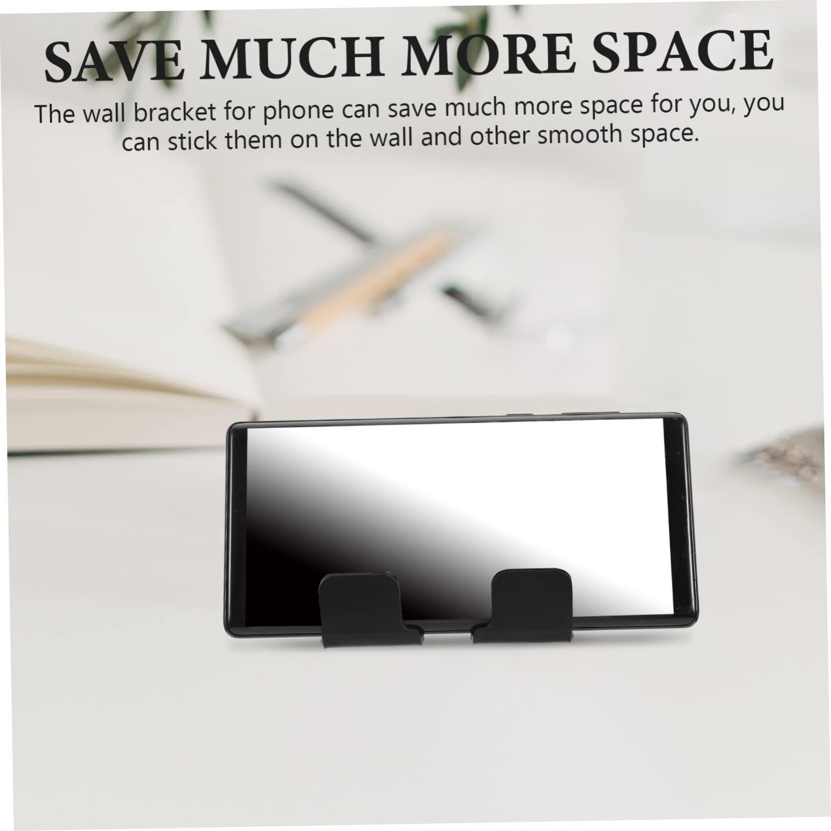 OSALADI 5pezzi Supporto Da Parete Per Smartphone Autoadesivo Supporto Di Ricarica Per Telefono Design Multifunzione Compatibile Con Smartphone e Piccole Tablet