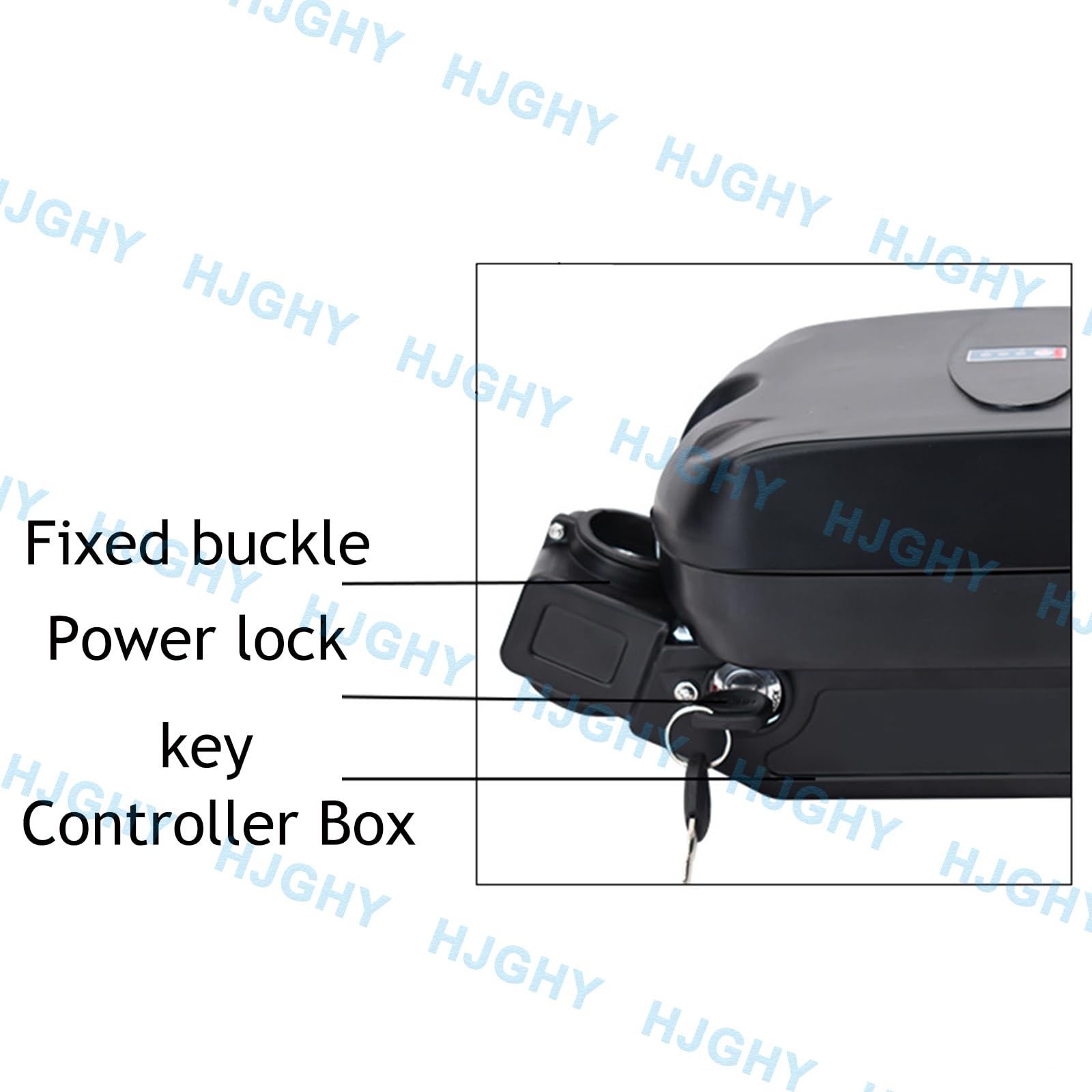 Batería de Litio para tija de sillín de 24 V, 36 V y 48 V, 6 Ah, 8 Ah, 10 Ah, 12 Ah, 15 Ah, 18 Ah y 20 Ah, para Motor de 0 a 720 W, baterías Recargables con Cargador.