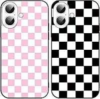 Vista 17 de Paquete de 2 Fundas Lindas y Geniales de Estrellas Negras para iPhone 7/8 / SE 2020 / SE 2022 de 4.7 Pulgadas, Funda Estética, Antiarañazos