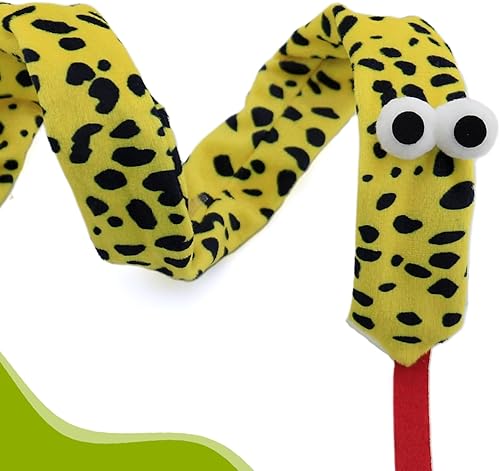 Miniatura 7 de Varita interactiva de juguete para gatos con arrugado, cuerda de arco iris para gatos adultos y gatitos aburridos en interiores (paquete de 6)