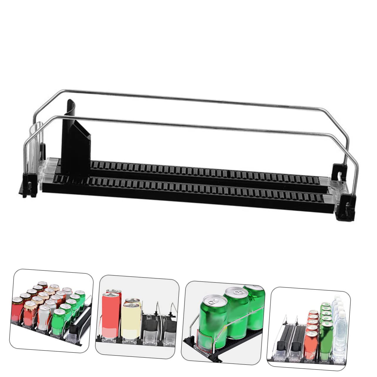 Zerodeko Vending Machine Drink Pusher Organizer Automatic Beverage Dispenser for Supermarkets Shop Drink Puller with Smooth Sliding Mechanism Construction