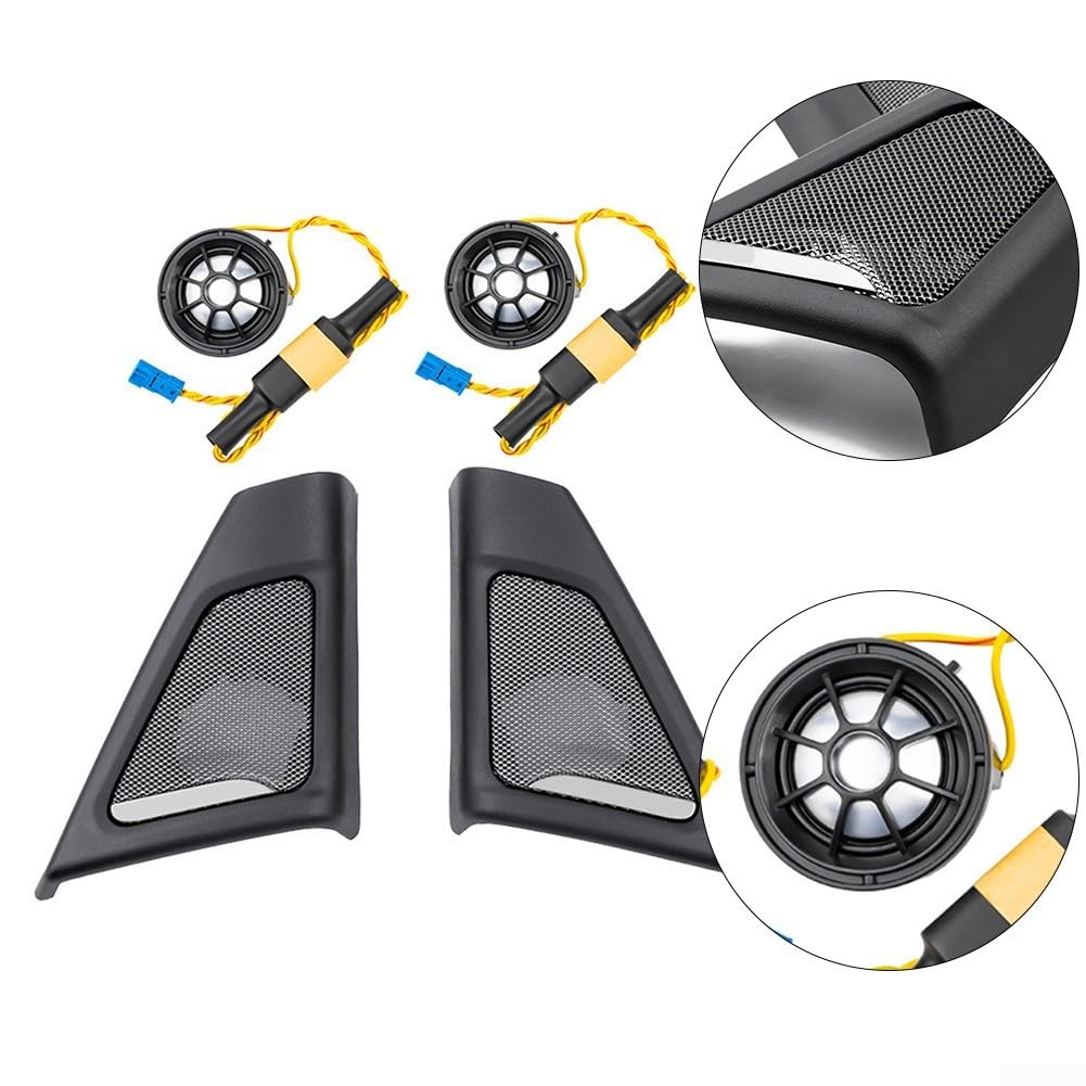 Haut-parleur d'aigus pour porte avant de voiture avec coque en ABS pour BMW Série 5 F10 F11 2010-2017 - Conduite à gauche