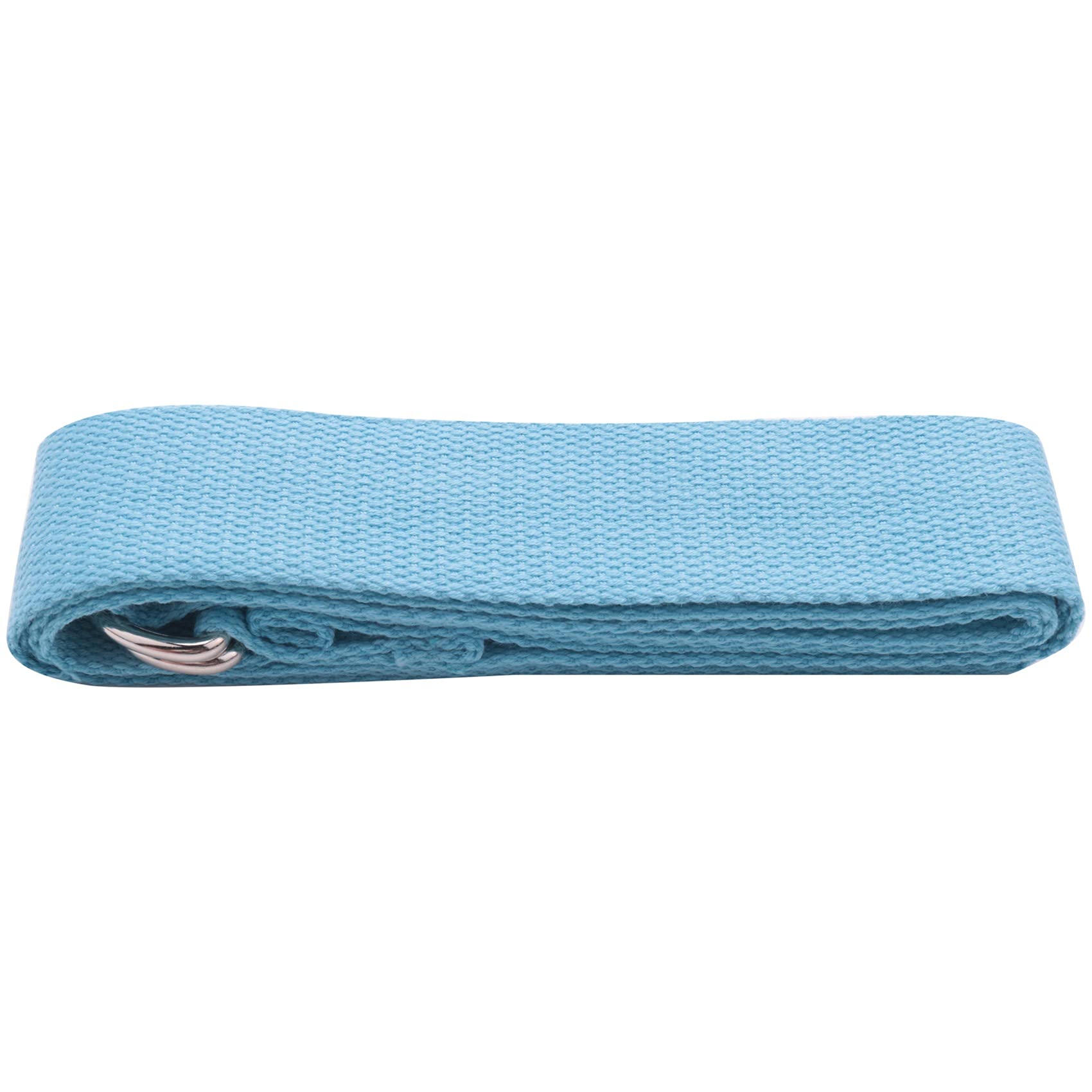 Correa De Yoga Ajustable De Algodón De 180 Cm Con Hebilla D-ring, Ideal Para Estiramientos Y Entrenamiento De Cintura Y Piernas, Color Oscuro