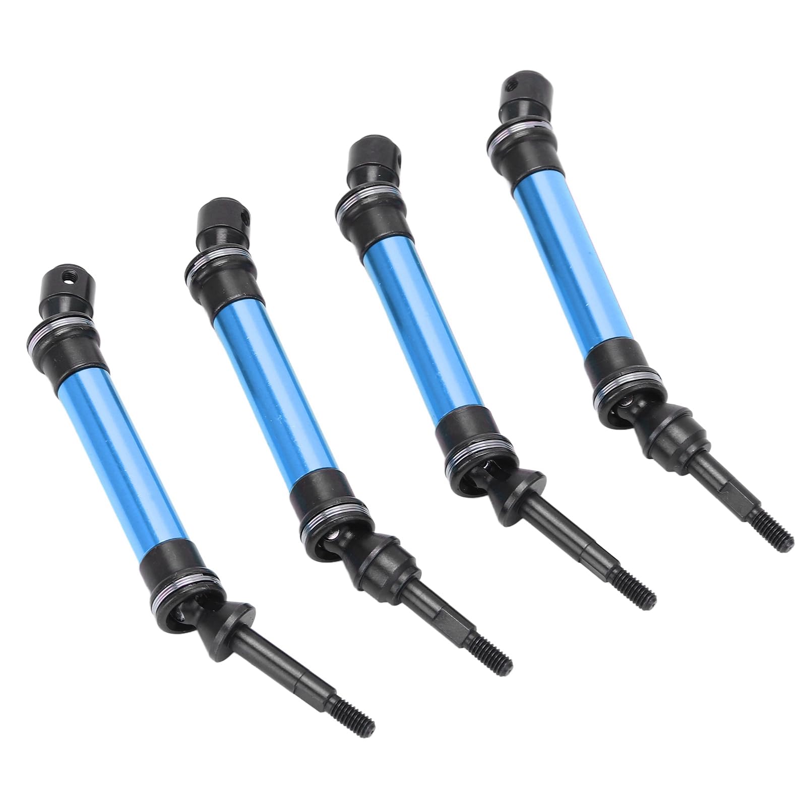 Qqmora Durable RC Car Drive Shaft Made of Aluminum Alloy Steel, Easy to Install Front and Rear Drive Shaft for Slash 1/10, RC Enthusiasts (Blue) - Image 2