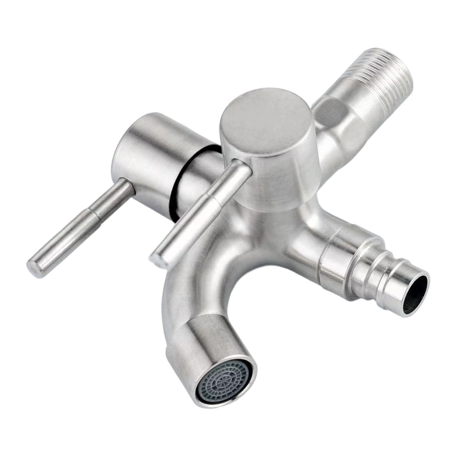 Flows Water Faucet Stainless Steel Multifunction Outlet Tap for Kitchen Sink and Bathroom Easy Setups Water Saving Faucet