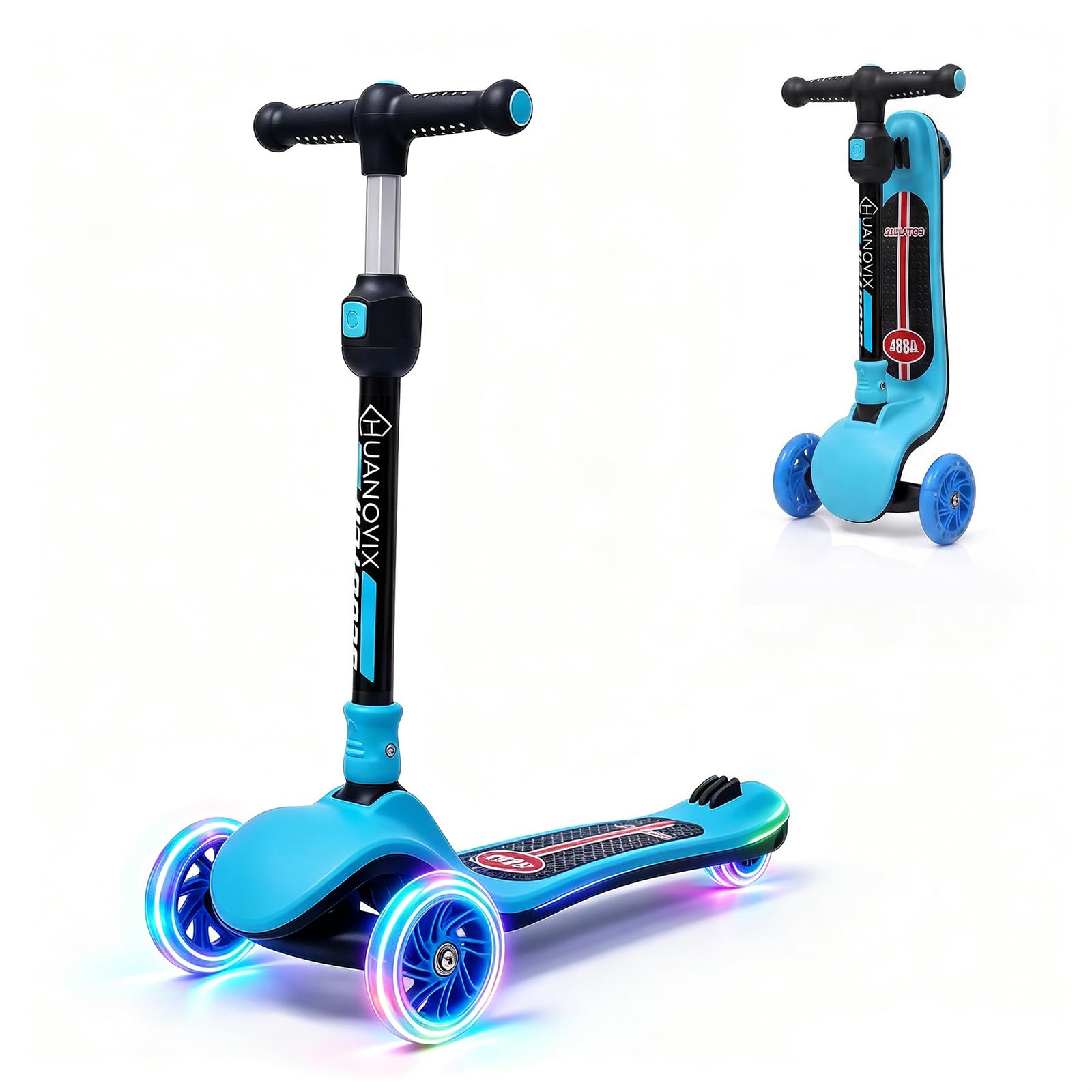 3 Wheel Kids Scooter Foldable Scooter for Kids Girls Boys Ages 3-12