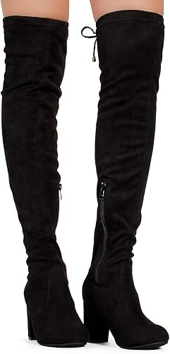 Miniatura 3 de Botas ajustadas de tacón alto hasta las rodillas, para mujer, de RF Room of Fashion