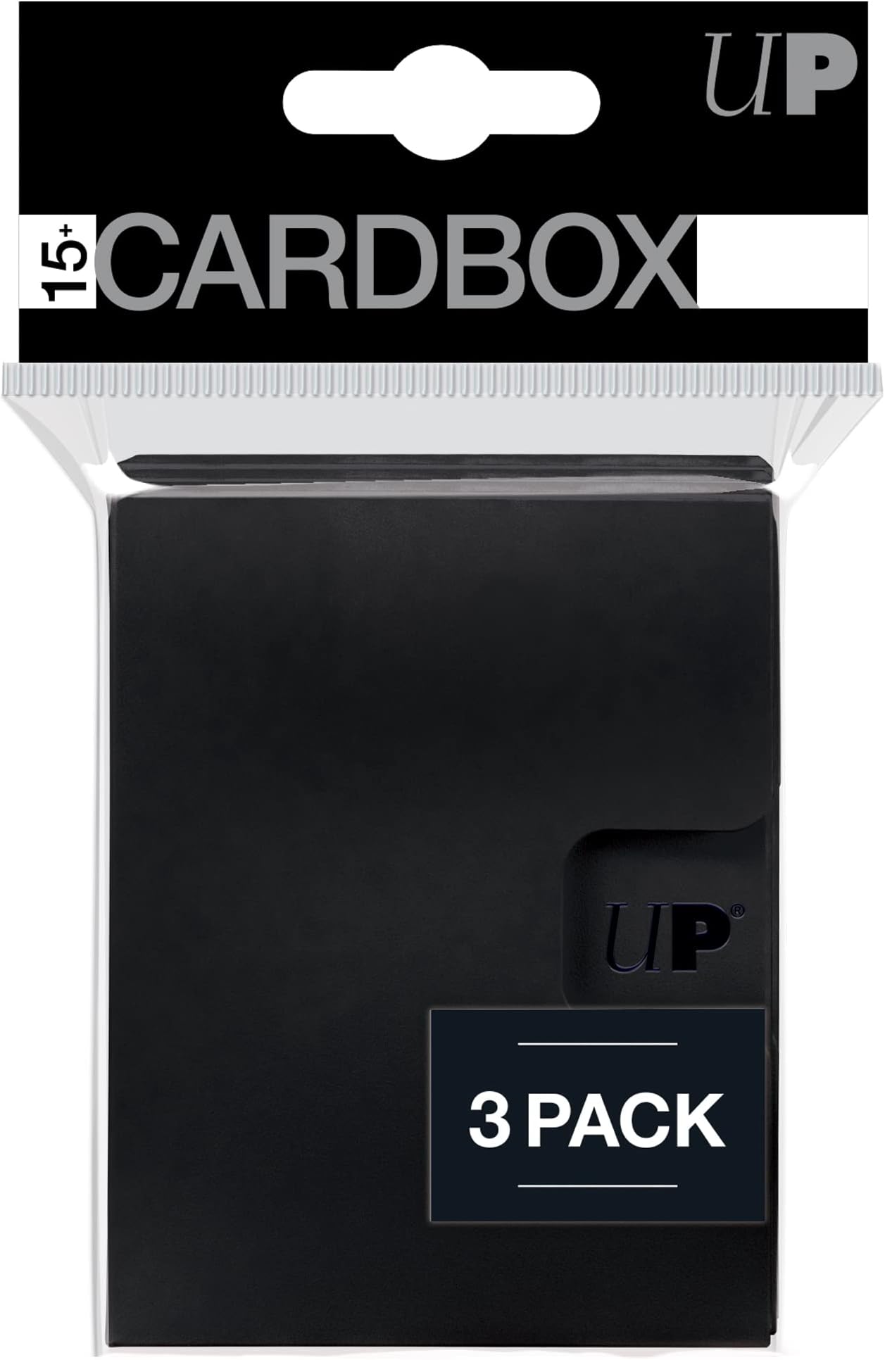 Amazon.com: Ultra Pro - Card protector PRO 15+ Card Box 3ct (Black ...