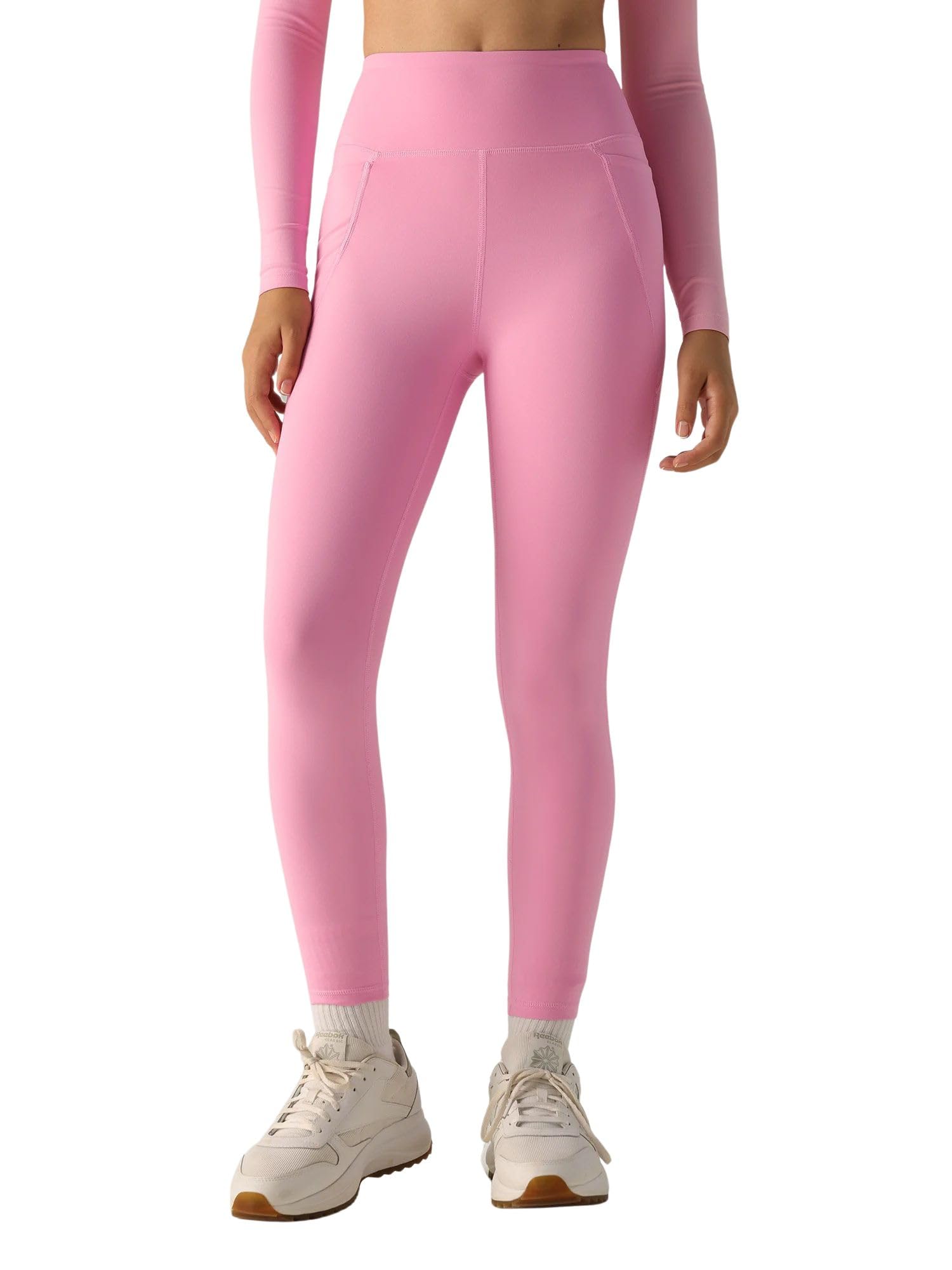 Sculpt Core Leggings for Women | High Waisted, Anti Camel Toe, Deep Side Pockets, Rounded Back Seam, Sculpting Stretch Fabric-image-2