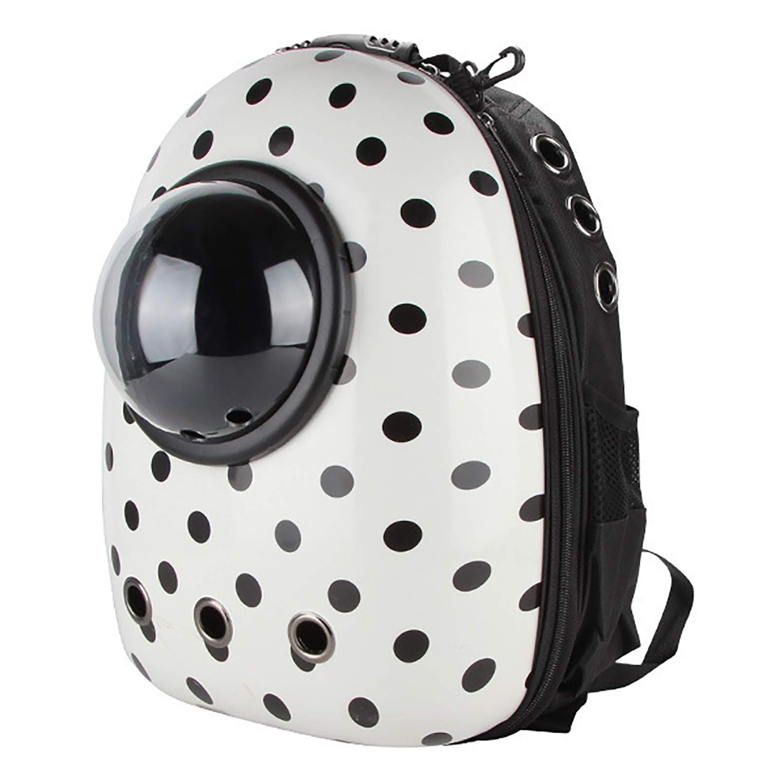 Sac de transport pour chien petit et chat blanc avec sac à dos capsule spatiale