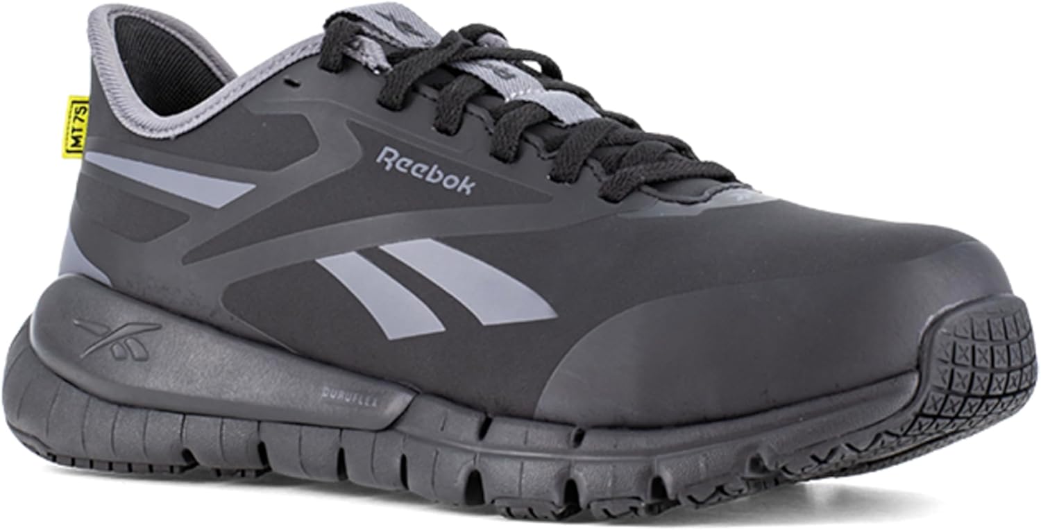 Reebok Mens Reebok Flex Trainer Work with Elevated Ease on/Off Composite Toe