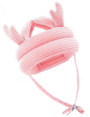Protector de cabeza para bebés y niños pequeños, transpirable, lindo sombrero, ajustable, sin golpes, sombrero de seguridad para la cabeza, gorro de