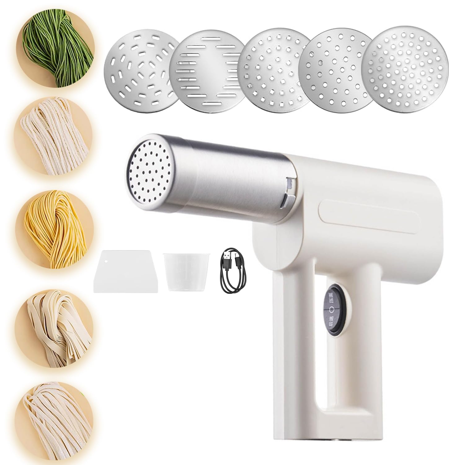 Machine à nouilles électrique pour faire des pâtes fraîches rapidement et sans effort