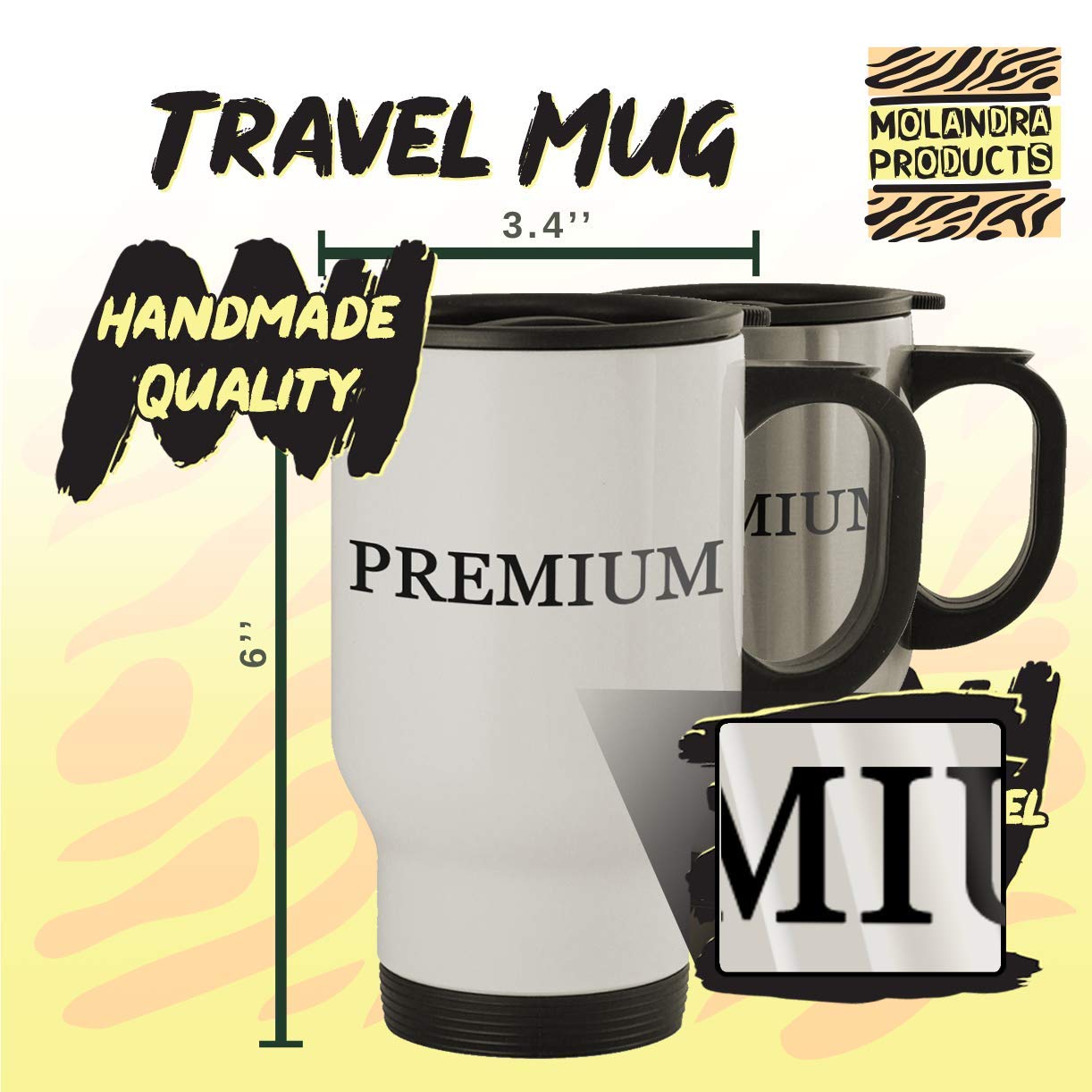 Amazon.com: Made In The 1990s - 14oz Stainless Steel Travel Mug, Silver :  Home & Kitchen