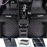 Material: PU-Leder - umweltfreundlich, hochwertiges Leder, geruchlos, guter Griff, geeignet für Allwetterschutz. Die Grate unter der Matte greifen das Auto und verhindern, dass es sich bewegt.