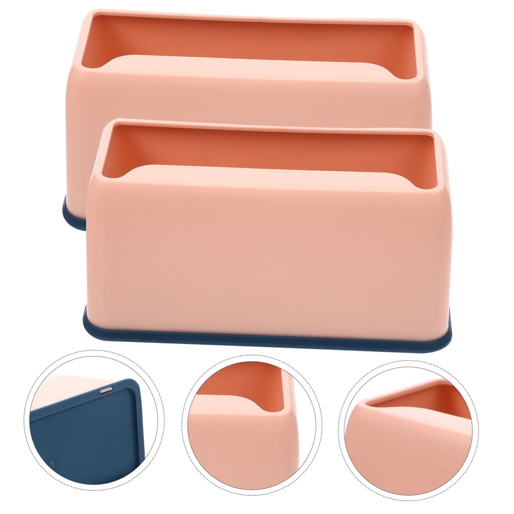 INOOMP 2pezzi Contenitore per Paletta Lettiera per Gatti Supporto Plastica Resistente Facile da Pulire e Riporre Accessori per Animali Domestici Base per Raccogliere Residui di Lettiera