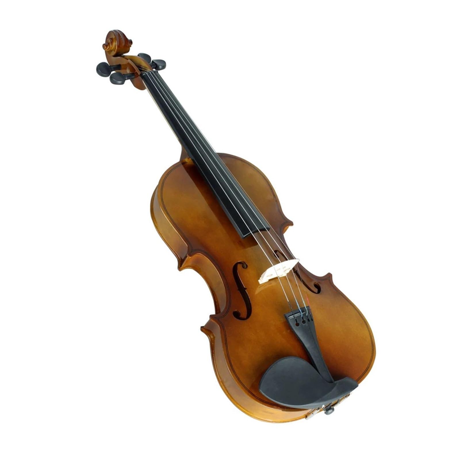 Violini Acustici Violino Acustico In Legno Massello Di Tiglio 1/4 Colore Naturale Set Con Archetto E Custodia(1-4Violin)
