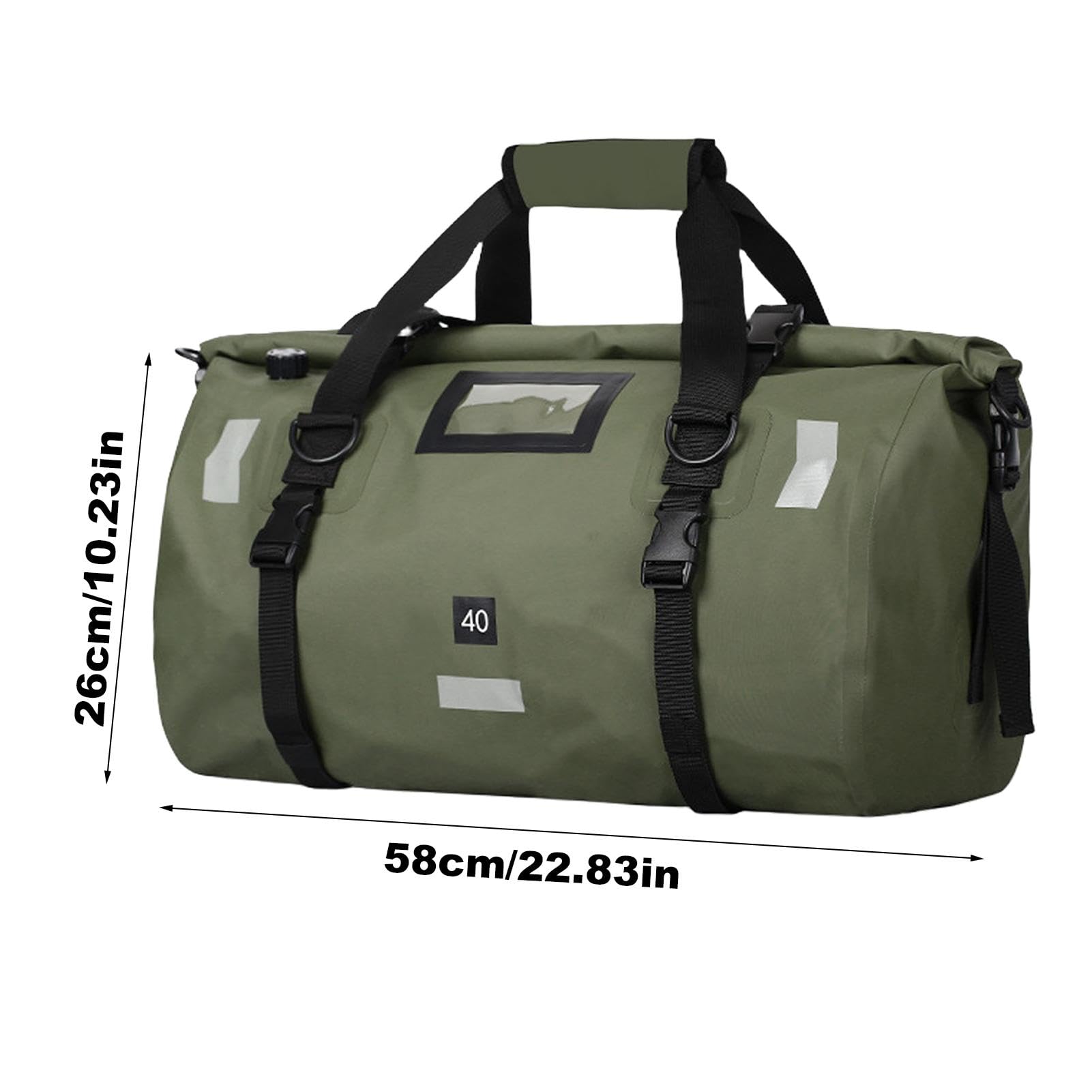 Borsa Per Motocicletta Zaino per Attrezzi Impermeabile e Riflettente