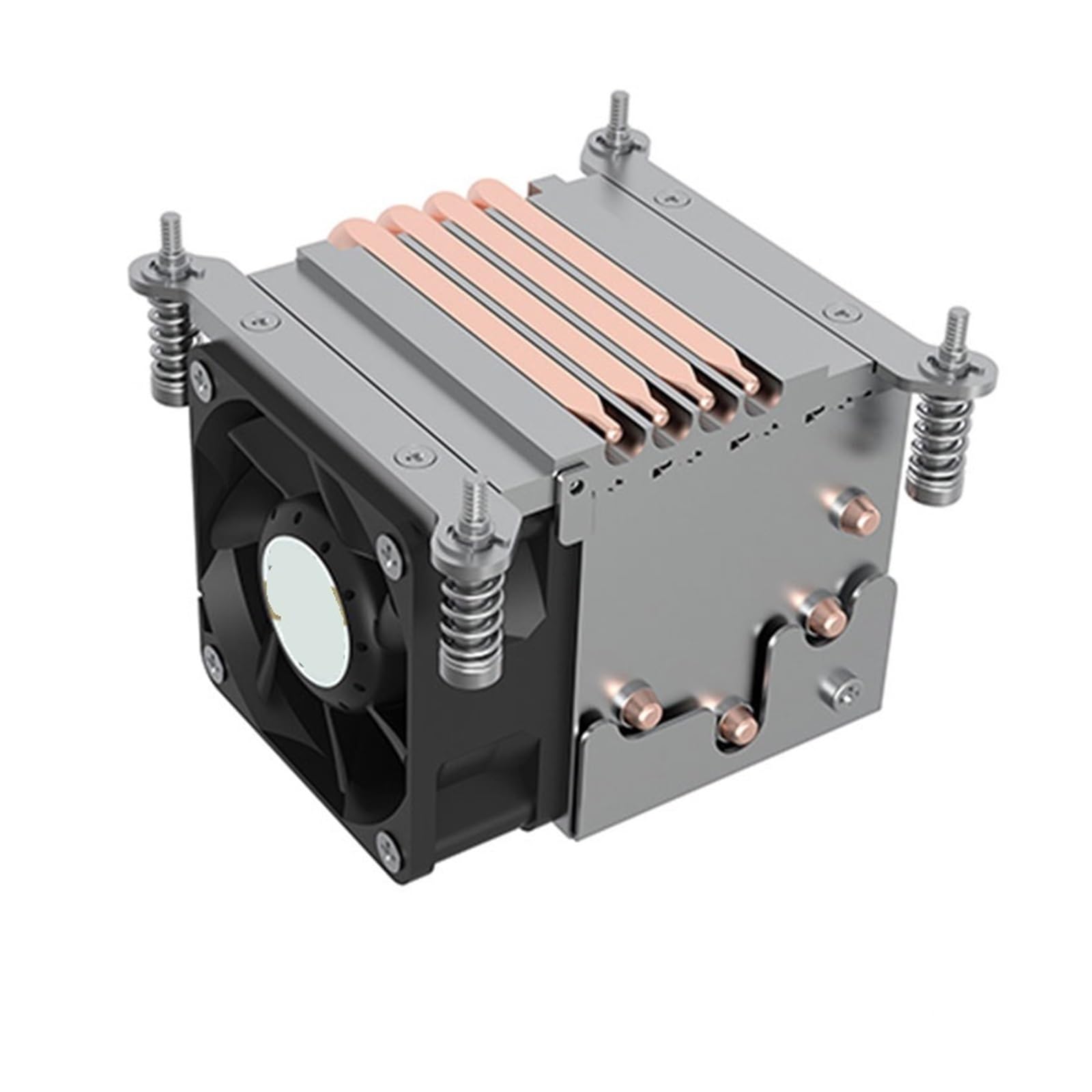 Refroidisseur de processeur R63 2U avec 4 caloducs et ventilateur PWM pour sockets AMD AM4