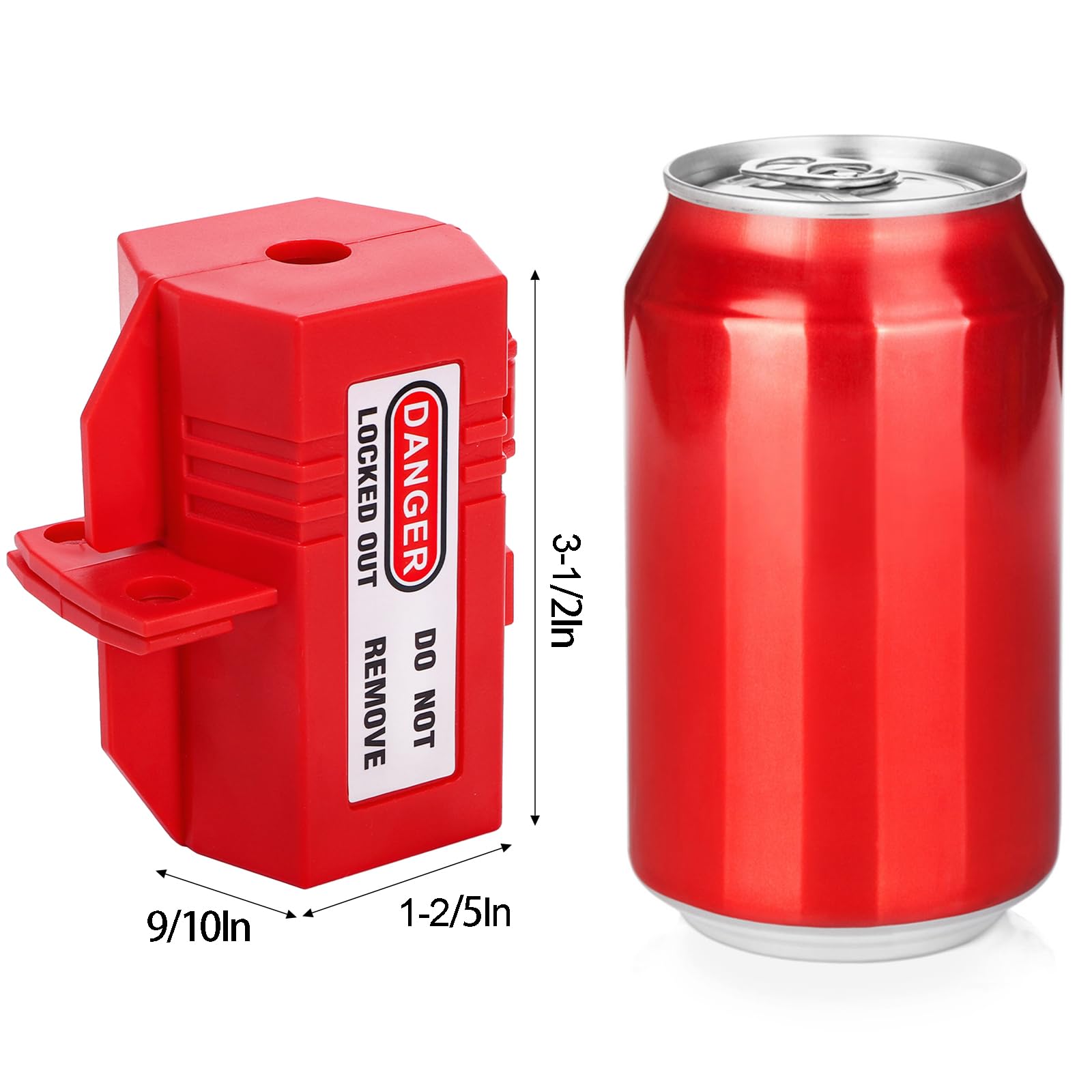 Lockout Tagout Plug Locks - 3 Pack -2 Lockout Tagout Plug Locks - 3 Pack -2